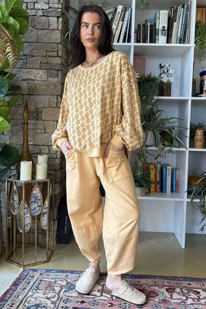 Lagen Shelby Barrel Pant Soft Tuscan